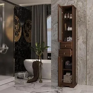 Шкаф-пенал напольный Opadiris Риспекто 30 L cветлый орех 00-00005834, 4