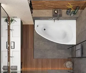 Ванна акриловая Vagnerplast Avona 150x90 R VPBA159AVO3PX-04, 3