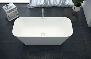 Ванна отдельностоящая из искусственного камня Cezares Titan-Square-170-70-57 Ванна отдельностоящая из искусственного камня Cezares Titan-Square-170-70-57, 4