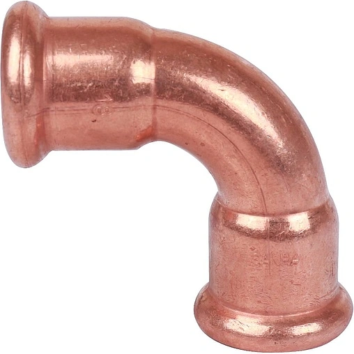 Уголок пресс двухраструбный 18мм угол 90° Sanha 6002A 16002A18