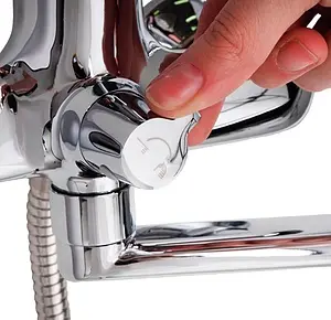 Смеситель для ванны с длинным изливом IDDIS Cuba хром CUBSBL2i10WA, 4