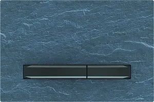 Клавиша смыва для унитаза Geberit Sigma 50 115.671.JM.2 кнопки/черный глянцевый, рамка/сланец Mustang Клавиша смыва для унитаза Geberit Sigma 50 115.671.JM.2 кнопки/черный глянцевый, рамка/сланец Mustang, 1