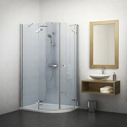 Душевое ограждение 1200x800мм прозрачное стекло Roltechnik Elegant Line GR2/1200 L 131-120080L-00-02