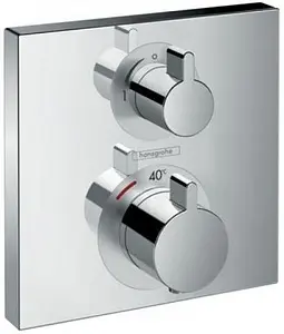 Термостат для 1 потребителя Hansgrohe Ecostat Square хром 15712000 Термостат для 1 потребителя Hansgrohe Ecostat Square хром 15712000, 1