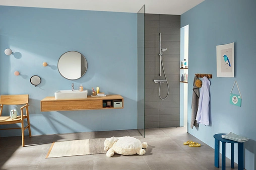 Душевая стойка Hansgrohe Croma Select S 110 Vario EcoSmart 3jet 90см хром/белый 26573400 Душевая стойка Hansgrohe Croma Select S 110 Vario EcoSmart 3jet 90см хром/белый 26573400