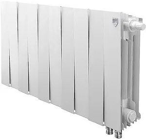 Радиатор биметаллический 10 секций нижнее правое подключение Royal Thermo PianoForte VD 300 Bianco Traffico RTPBTVDR30010 Радиатор биметаллический 10 секций нижнее правое подключение Royal Thermo PianoForte VD 300 Bianco Traffico RTPBTVDR30010, 1