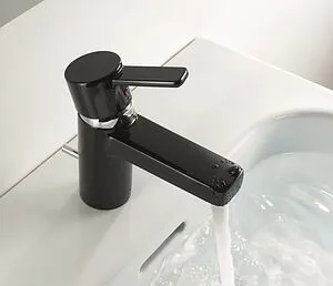 Смеситель для раковины Kludi Zenta чёрный/хром 382518675 Смеситель для раковины Kludi Zenta чёрный/хром 382518675, 4