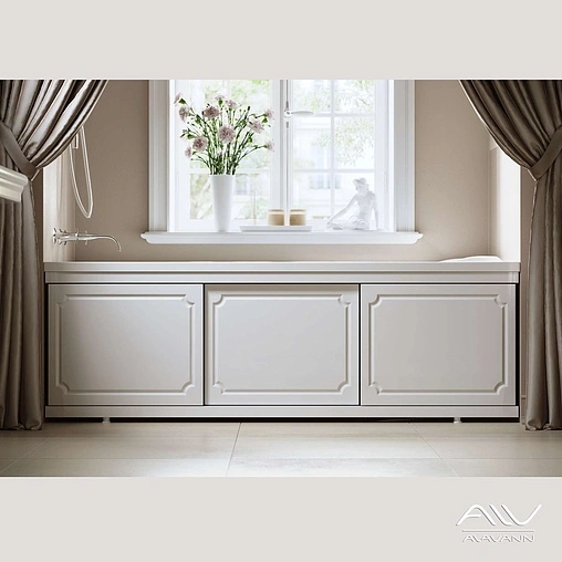 Экран для ванны фронтальный Alavann Ametist 160 белый 2083