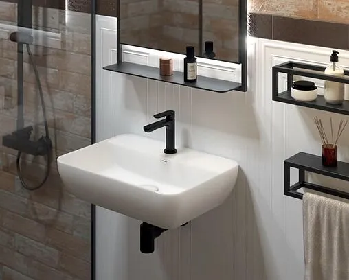 Раковина Kerama Marazzi Plaza 55 белый PLR.wb.55.02 Раковина Kerama Marazzi Plaza 55 белый PLR.wb.55.02