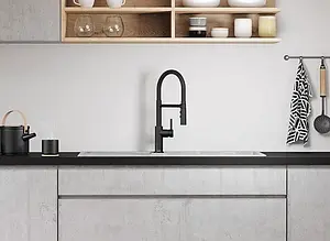 Смеситель для кухни с выдвижным изливом Blanco Catris-S чёрный матовый 525793 Смеситель для кухни с выдвижным изливом Blanco Catris-S чёрный матовый 525793, 4