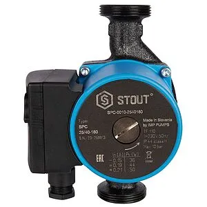 Насос циркуляционный Stout 25/40-180 SPC-0010-2540180 Насос циркуляционный Stout 25/40-180 SPC-0010-2540180, 3