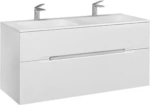 Тумба под умывальник подвесная Jorno Modul 120 белый Mоl.01.122/P/W Тумба под умывальник подвесная Jorno Modul 120 белый Mоl.01.122/P/W, 1