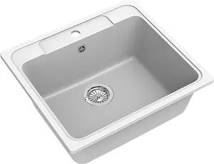 Мойка кухонная Ewigstein Elegant E-R60 иней Мойка кухонная Ewigstein Elegant E-R60 иней, 1