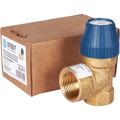 Клапан предохранительный ½&quot; 8 бар Stout SVS-0030-008015