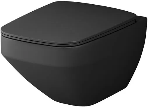 Унитаз подвесной безободковый Am.Pm Inspire 2.0 FlashClean черный матовый C50A1700MBSC