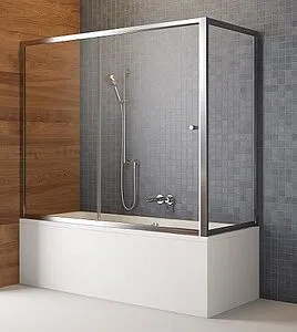 Шторка на ванну 1700мм прозрачное стекло Radaway Vesta DWJ 170+S 75 209117-01-01+204075-01 Шторка на ванну 1700мм прозрачное стекло Radaway Vesta DWJ 170+S 75 209117-01-01+204075-01, 5