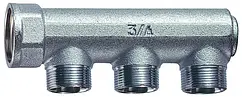 Коллектор распределительный концевой 3 отвода ¾&quot;в x М24x19 Far FK 3050 C34