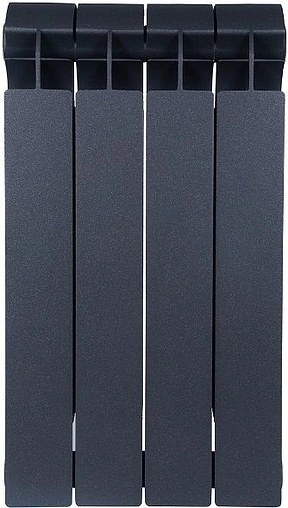 Радиатор биметаллический 4 секции Global Style Plus 500 черный