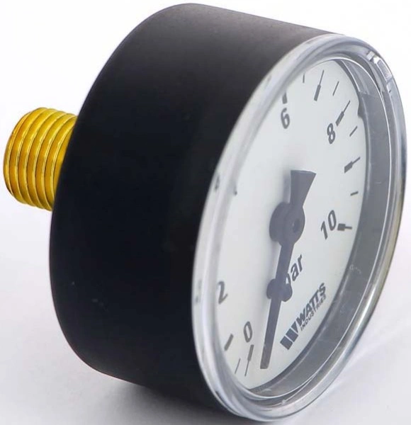 Манометр аксиальный Watts MAL 50мм 10 бар ¼&quot; 10008093