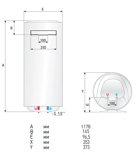 Водонагреватель накопительный электрический Ariston ABS PRO ECO PW 80 V SLIM 3700324