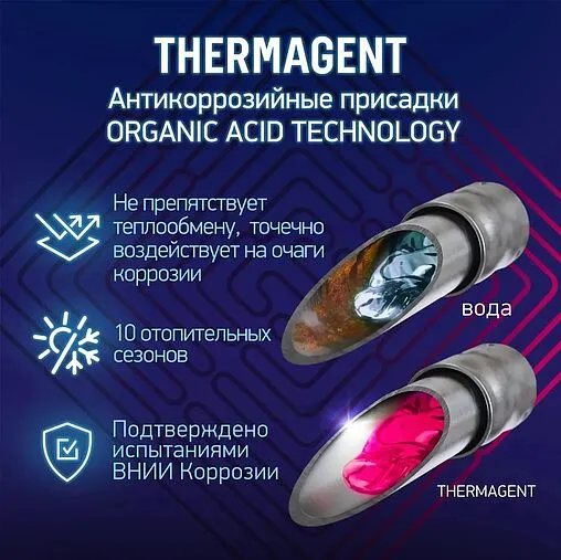 Теплоноситель (Антифриз) этиленгликоль Thermagent -65 10кг 910231
