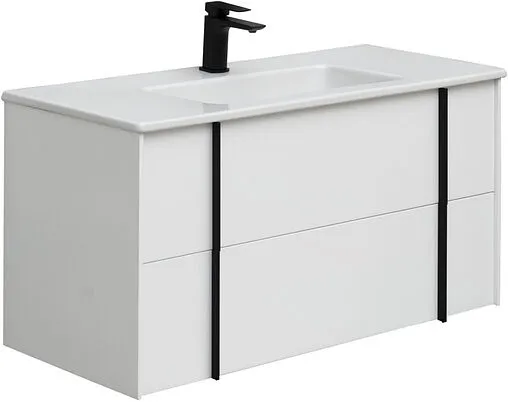 Тумба под умывальник подвесной Allen Brau Reality 100 белый 1.32007.WM