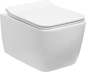 Унитаз подвесной безободковый Allen Brau Liberty белый матовый 4.33007.21, 1