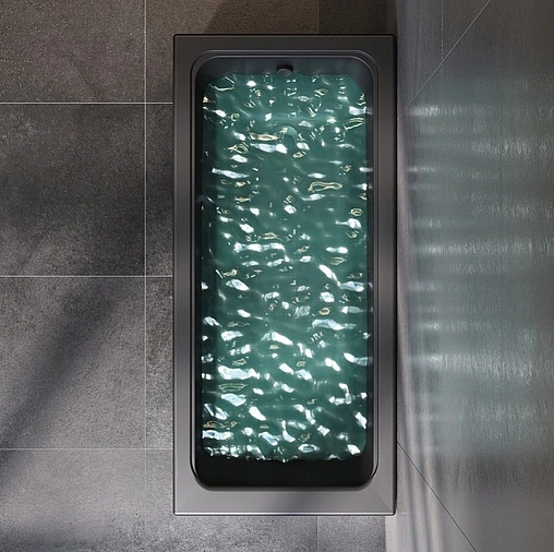 Ванна акриловая Am.Pm Gem 150x70 черный матовый W90A-150-070B-A