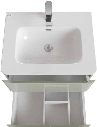 Тумба-умывальник подвесная IDDIS Edifice 60 фисташково-серый EDI60G0i95K6+0106000i28