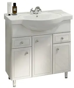 Тумба-умывальник напольная Comforty Сочи 85 белый 00004134639CF Тумба-умывальник напольная Comforty Сочи 85 белый 00004134639CF, 1