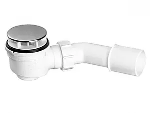 Сифон для душевого поддона Mc Alpine хром MRS7, 1