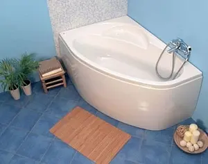 Ванна акриловая Vagnerplast Flora 150x100 L VPBA151FLA3LX-04, 5