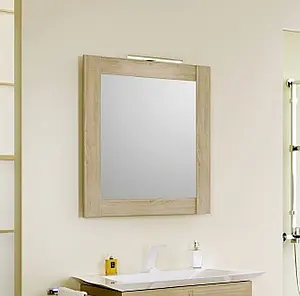 Зеркало с подсветкой Aqwella Simphony 70 дуб сонома Sim.02.07/DS Зеркало с подсветкой Aqwella Simphony 70 дуб сонома Sim.02.07/DS, 3