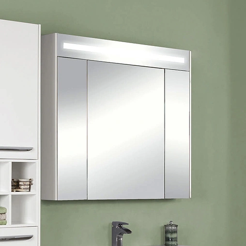 Шкаф-зеркало Aquaton Блент 100 белый 1A166502BL010