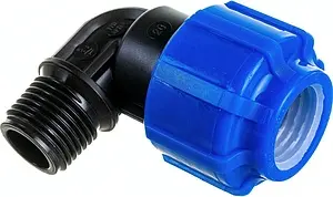 Уголок компрессионный переходной 20мм x ½&quot;н ТПК-Аква 50012012, 1