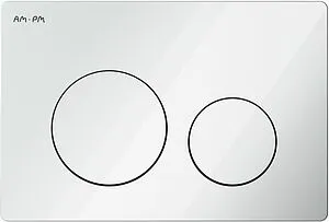 Клавиша смыва для унитаза Am.Pm PrimeFit L I090101 белый глянцевый Клавиша смыва для унитаза Am.Pm PrimeFit L I090101 белый глянцевый, 1