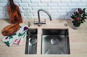 Смеситель для кухни Omoikiri Akita нержавеющая сталь 4994086, 4