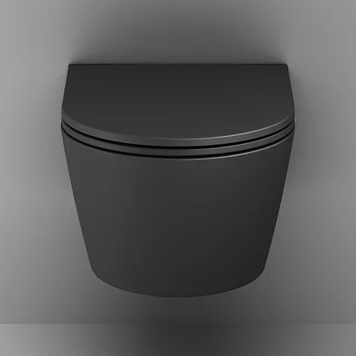 Унитаз подвесной безободковый Am.Pm Func FlashClean черный матовый C8F1701MBSC