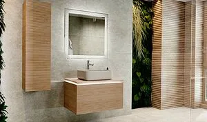 Зеркало с подсветкой Jorno Karat 80 белый Kar.02.80/P/W Зеркало с подсветкой Jorno Karat 80 белый Kar.02.80/P/W, 4