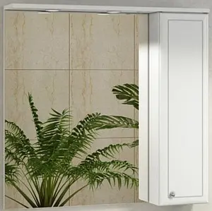 Шкаф-зеркало Comforty Сочи 100 белый 00003132226CF, 1