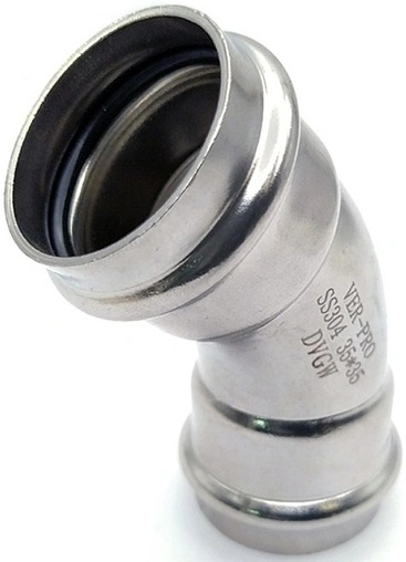 Уголок пресс двухраструбный 28мм угол 45° Vieir VER-PRO VPCL2828