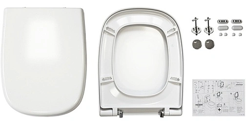 Унитаз-компакт Sanita Luxe Quadro Slim белый WC.CC/Quadro/2-SlimDM/WHT.G/S1