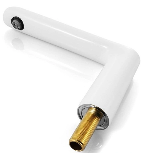 Смеситель на борт ванны на 4 отверстия IDDIS Calipso белый/хром CALSB42i07