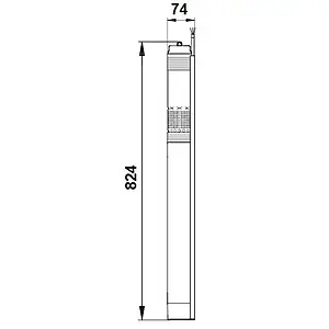 Насос скважинный центробежный 3" Grundfos SQЕ 5-35 96510165 Насос скважинный центробежный 3" Grundfos SQЕ 5-35 96510165, 2