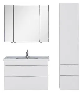 Шкаф-зеркало Aquanet Эвора 100 белый 00185194 Шкаф-зеркало Aquanet Эвора 100 белый 00185194, 4