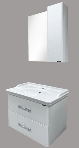 Тумба-умывальник подвесная Comforty Неаполь 80 белый 00004147564CF