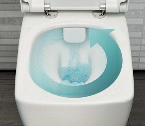 Унитаз подвесной безободковый с функцией биде, встроенным смесителем и емкостью для чистящей жидкости VitrA Metropole Rim-Ex белый 7672B003-1687