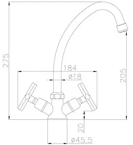Смеситель для кухни Lemark Promotion хром LM6050C Смеситель для кухни Lemark Promotion хром LM6050C, 2