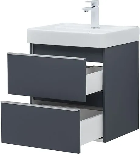 Тумба под умывальник подвесная Aquanet Вега 50 маренго 00329588