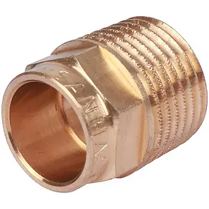 Муфта пайка переходная 15мм x ½"н Sanha 4243g 142431512 Муфта пайка переходная 15мм x ½"н Sanha 4243g 142431512, 1